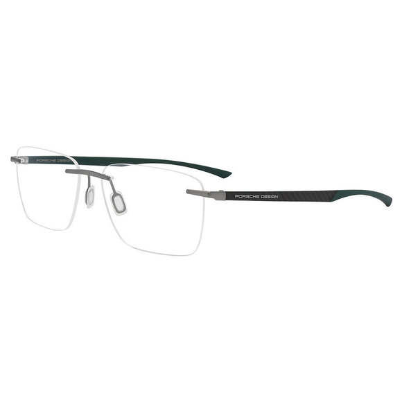 PORSCHE DESIGN OPTICAL P8774 Eyeglasses DARK-GREY-DARK-GREEN-B0S1 56mm